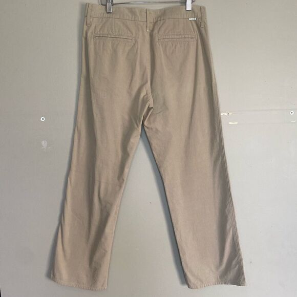 Mother Tan Paddle The Pleated Greaser Prep Cropped High-Rise Pants Size 28 - Picture 8 of 8
